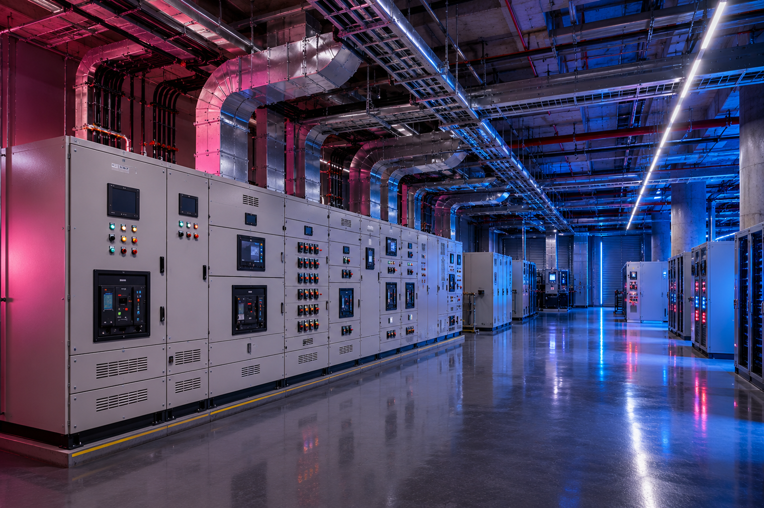 Switchgear and electrical room installation