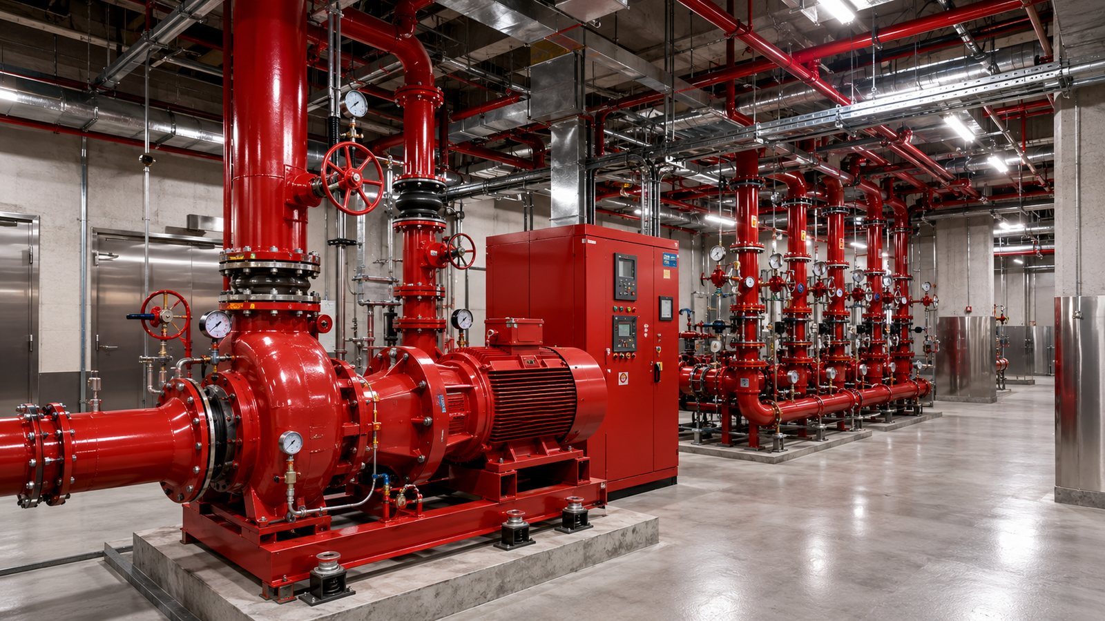 Civil Defense approved firefighting equipment installation