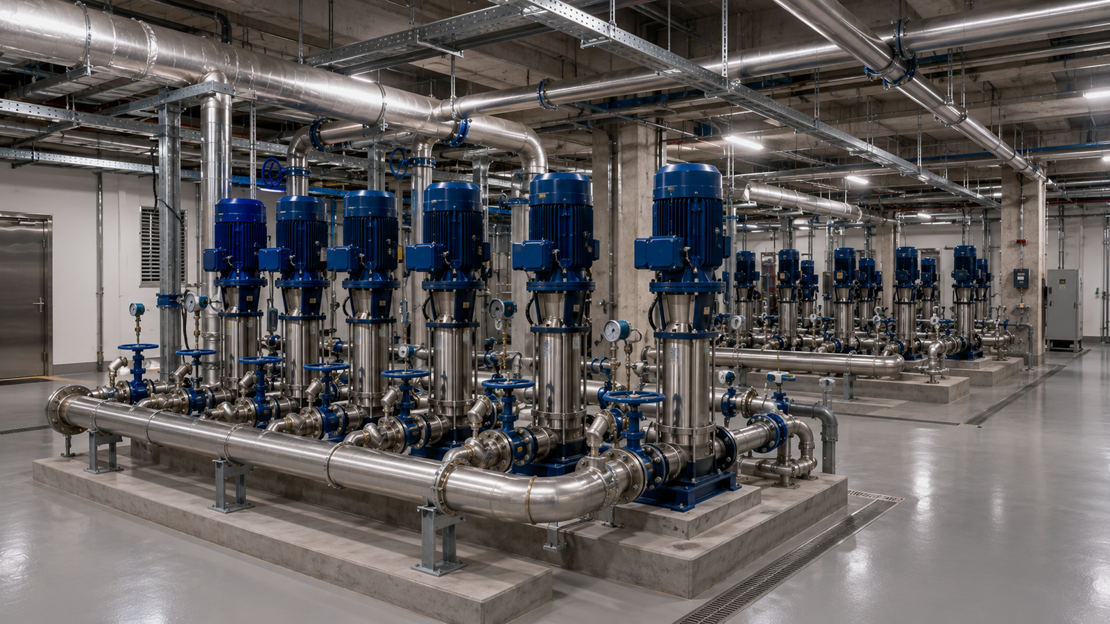 Boiler plumbing connections and water line filters